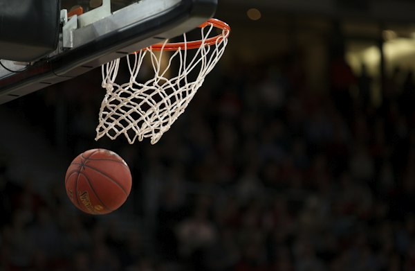 Basketball action